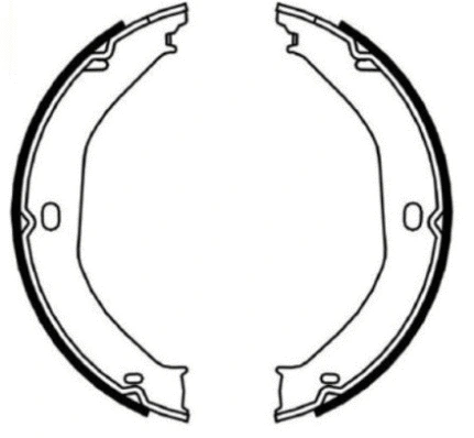 Jeu de mâchoires de frein E.T.F. 09-0734