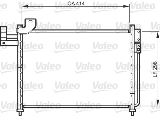 Condenseur, climatisation VALEO 818088