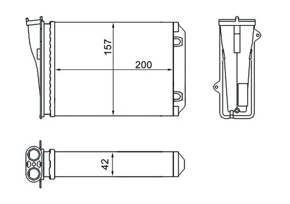 Système de chauffage MAHLE AH 274 000S