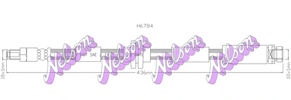 Flexible de frein KAWE H6784