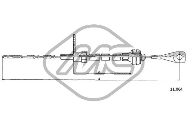 Câble d'accélération Metalcaucho 83813