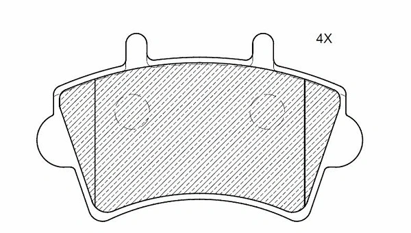 Kit de plaquettes de frein, frein à disque KLAXCAR FRANCE 24971z