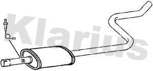 Silencieux central KLARIUS CL297W