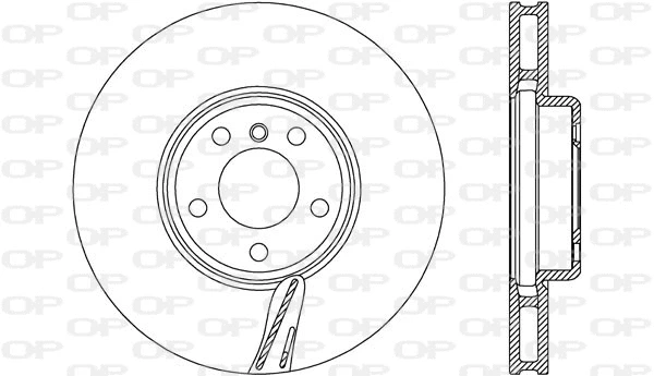 Disque de frein OPEN PARTS BDR2745.20