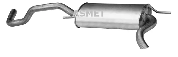 Silencieux arrière ASMET 03.049
