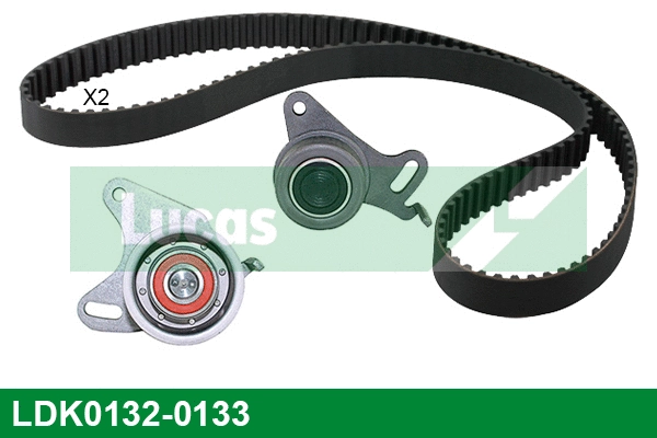 Kit de courroie crantée LUCAS LDK0132-0133