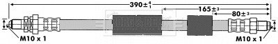 Flexible de frein BORG & BECK BBH6661