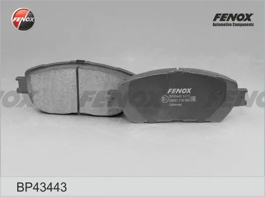 Kit de plaquettes de frein, frein à disque FENOX BP43443