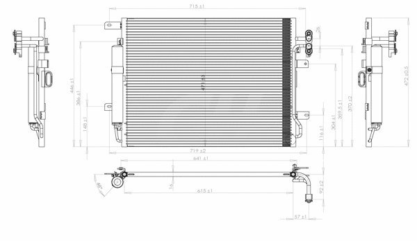 Condenseur, climatisation HART 616 789