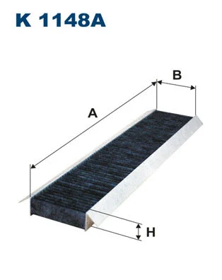 Filtre, air de l'habitacle FILTRON K 1148A