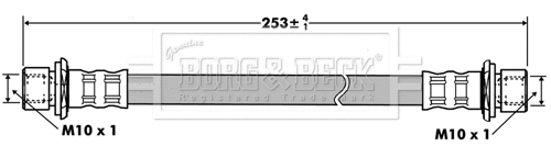 Flexible de frein BORG & BECK BBH7419