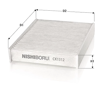 Filtre, air de l'habitacle TECNECO FILTERS CK1312