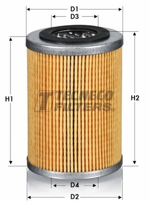 Filtre à huile TECNECO FILTERS OL0202E