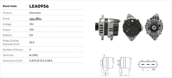 Alternateur LUSA LEA0956