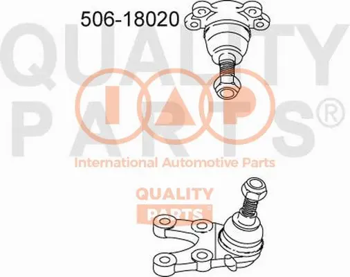 Rotule de suspension IAP QUALITY PARTS 506-18020