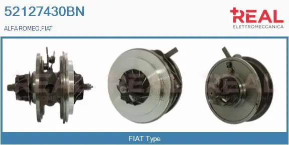 Groupe carter, turbocompresseur REAL 52127430BN