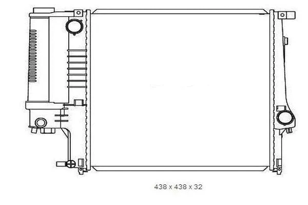 Radiateur, refroidissement du moteur ORDONEZ 2065011