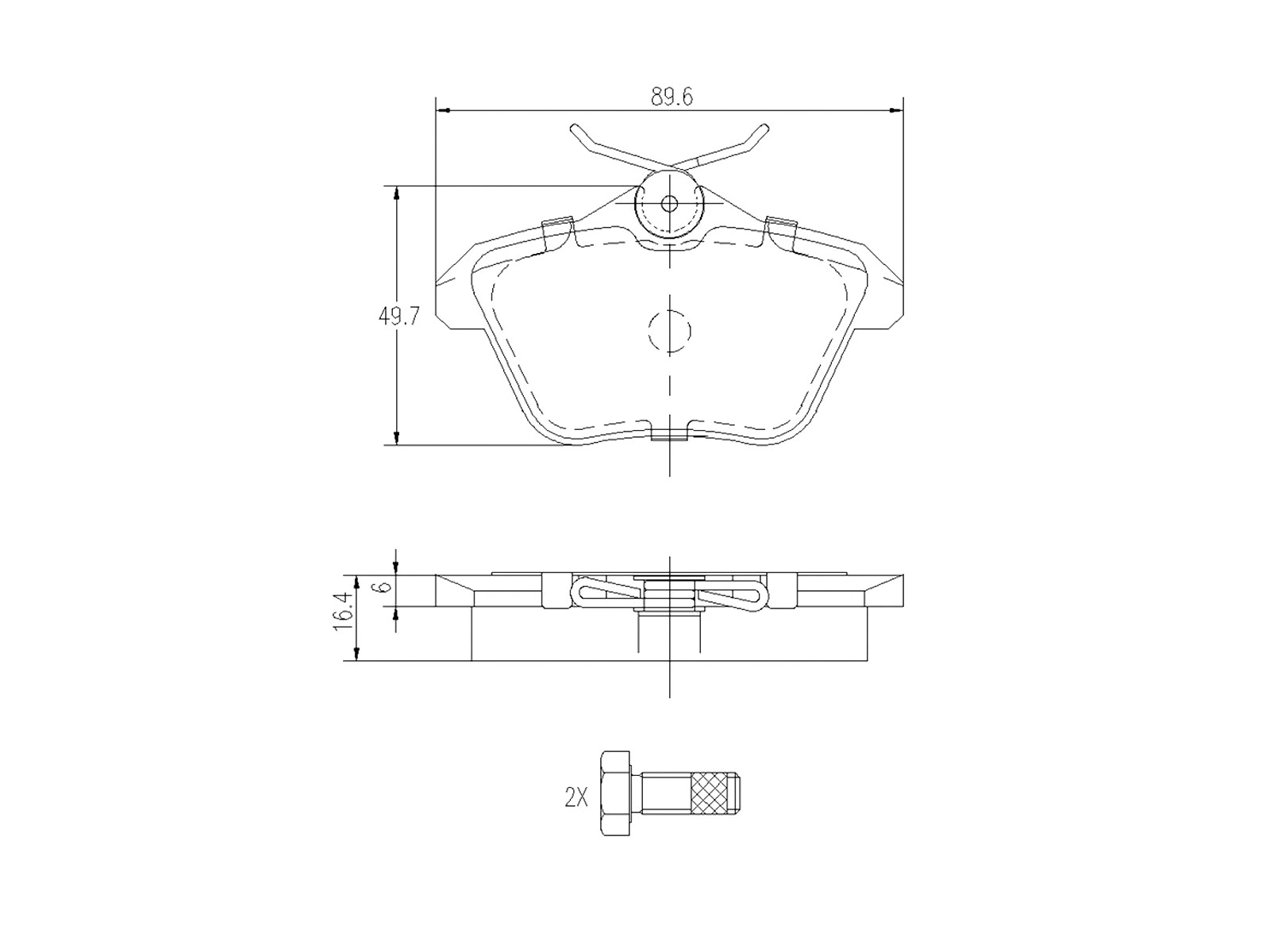 Kit de plaquettes de frein, frein à disque A.Z. Meisterteile AZMT-44-022-1434