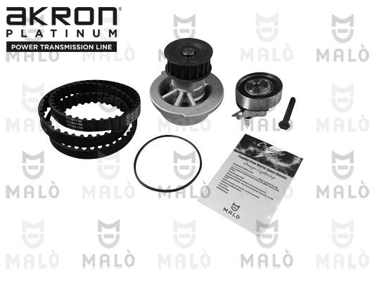 Pompe à eau + kit de courroie crantée AKRON-MALÒ 1555048
