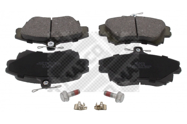 Kit de plaquettes de frein, frein à disque MAPCO 6504