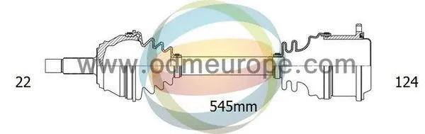 Arbre de transmission 4X4 ESTANFI EST-18-211010