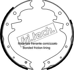 Jeu de mâchoires de frein fri.tech. 1088.233