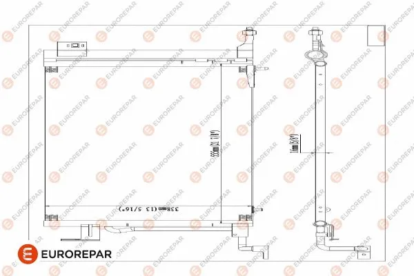 Condenseur, climatisation EUROREPAR E163305