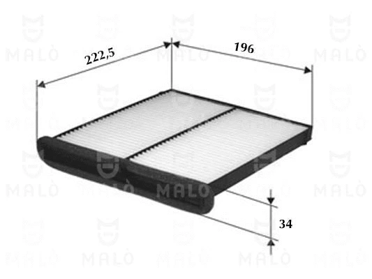 Filtre, air de l'habitacle AKRON-MALÒ 1532031