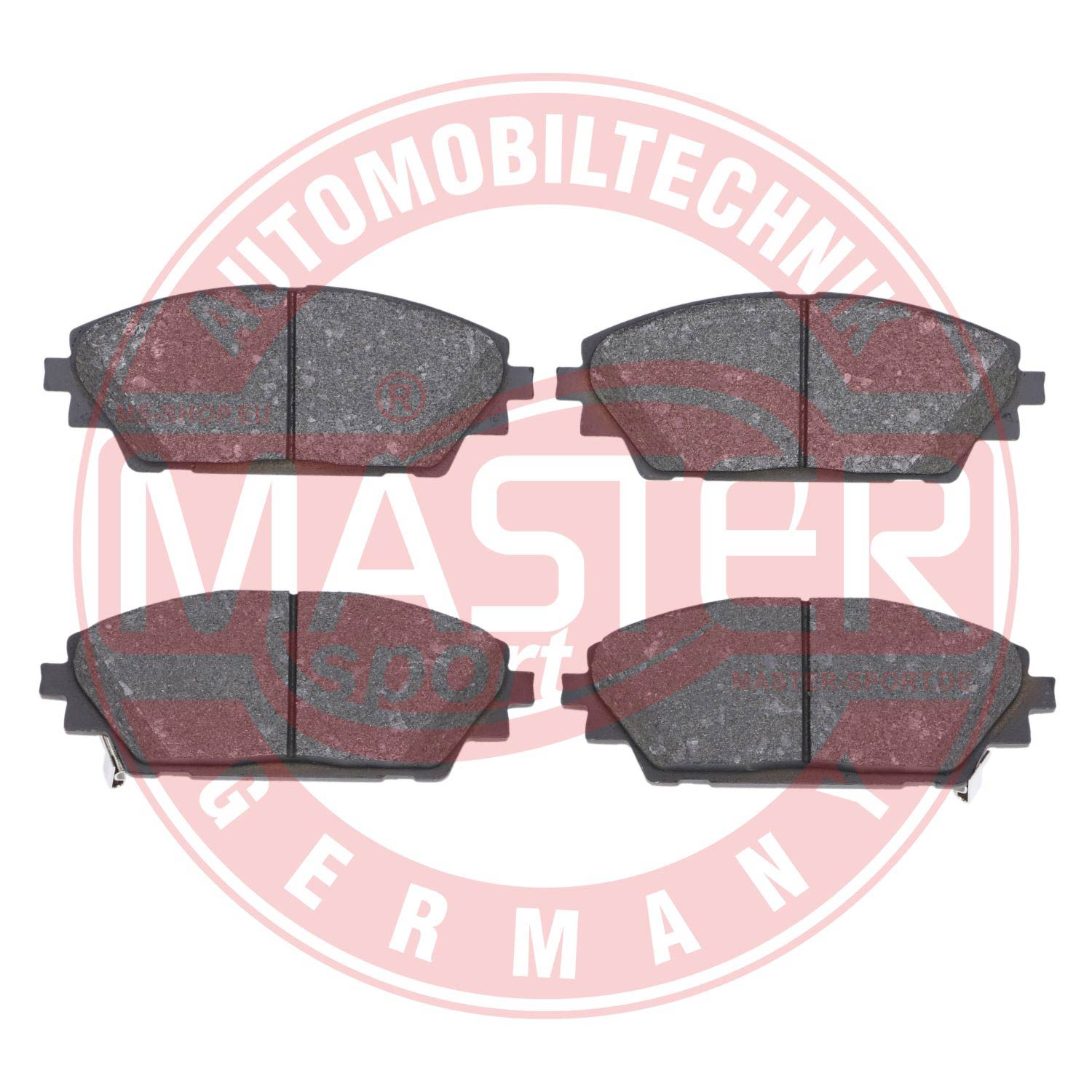 Kit de plaquettes de frein, frein à disque MASTER-SPORT GERMANY 13046056582N-SET-MS