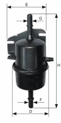 Filtre à carburant UNIFLUX FILTERS XB684