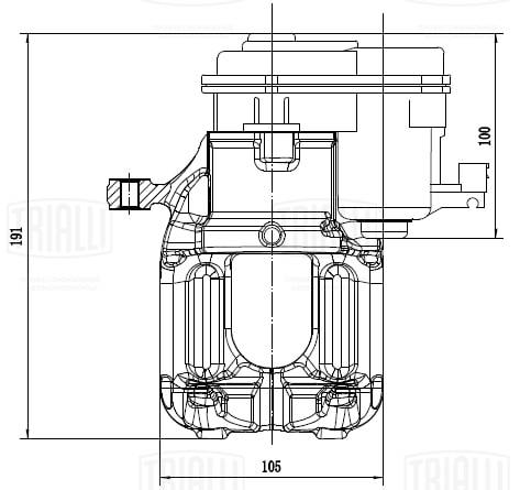 Étrier de frein TRIALLI CF 052311