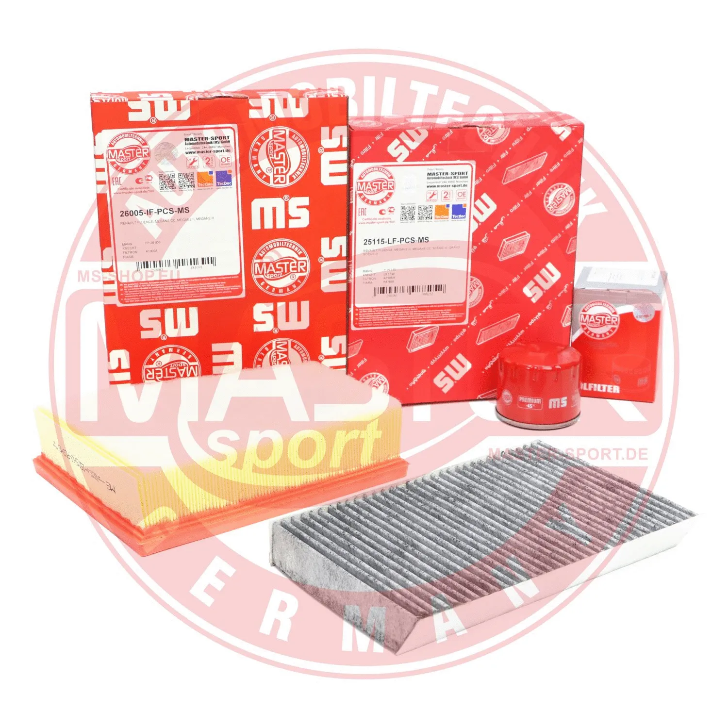 Kit de filtres MASTER-SPORT GERMANY 450002443