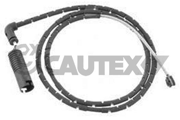 Contact d'avertissement, usure des plaquettes de frein CAUTEX 755116