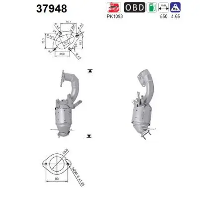 Catalyseur AS 37948
