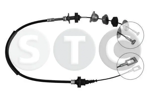 Tirette à câble, commande d'embrayage STC T480088