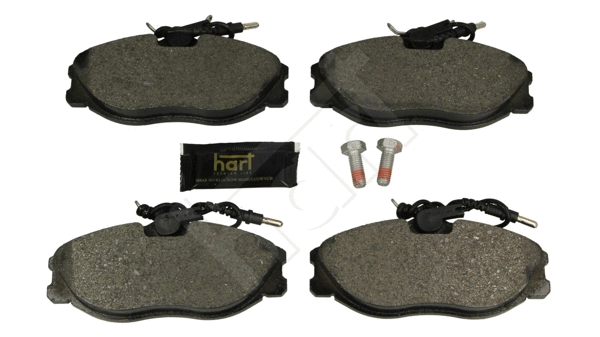 Kit de plaquettes de frein, frein à disque HART 248 861