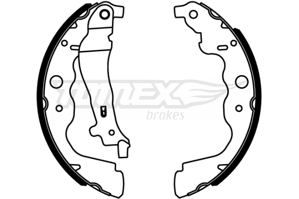 Jeu de mâchoires de frein TOMEX Brakes TX 22-18