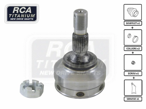 Jeu de joints, arbre de transmission RCA FRANCE CI95
