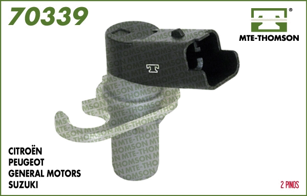 Capteur d'angle, vilebrequin MTE-THOMSON 70339