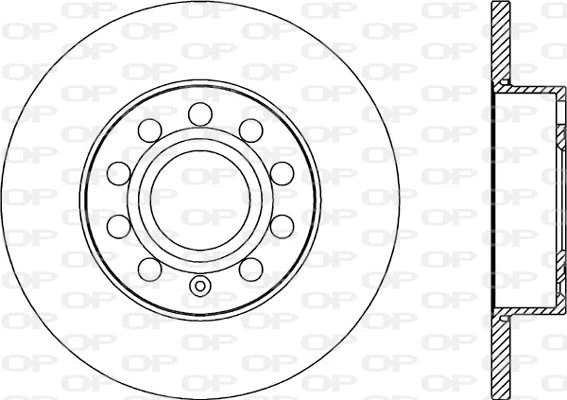 Disque de frein OPEN PARTS BDR2029.10