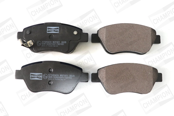 Kit de plaquettes de frein, frein à disque CHAMPION 573204CH
