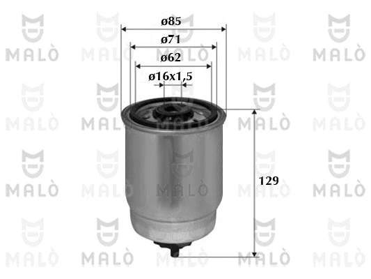Filtre à carburant AKRON-MALÒ 1520118