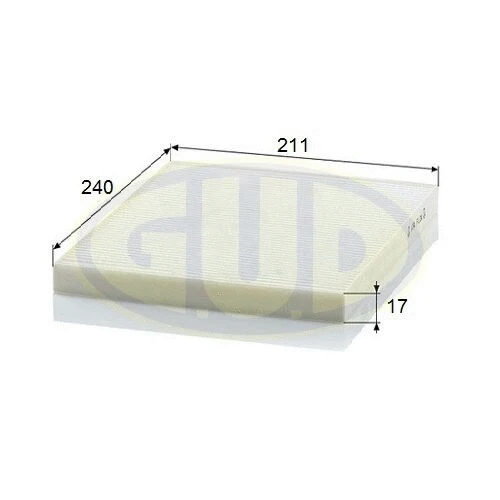 Filtre, air de l'habitacle G.U.D. GCF2434