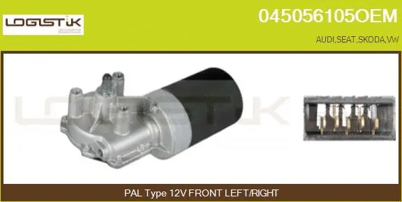 Moteur d'essuie-glace LGK 045056105OEM