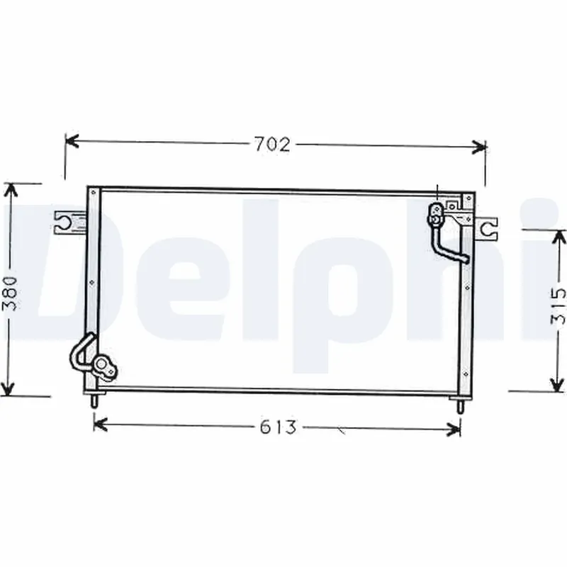 Condenseur, climatisation DELPHI TSP0225435