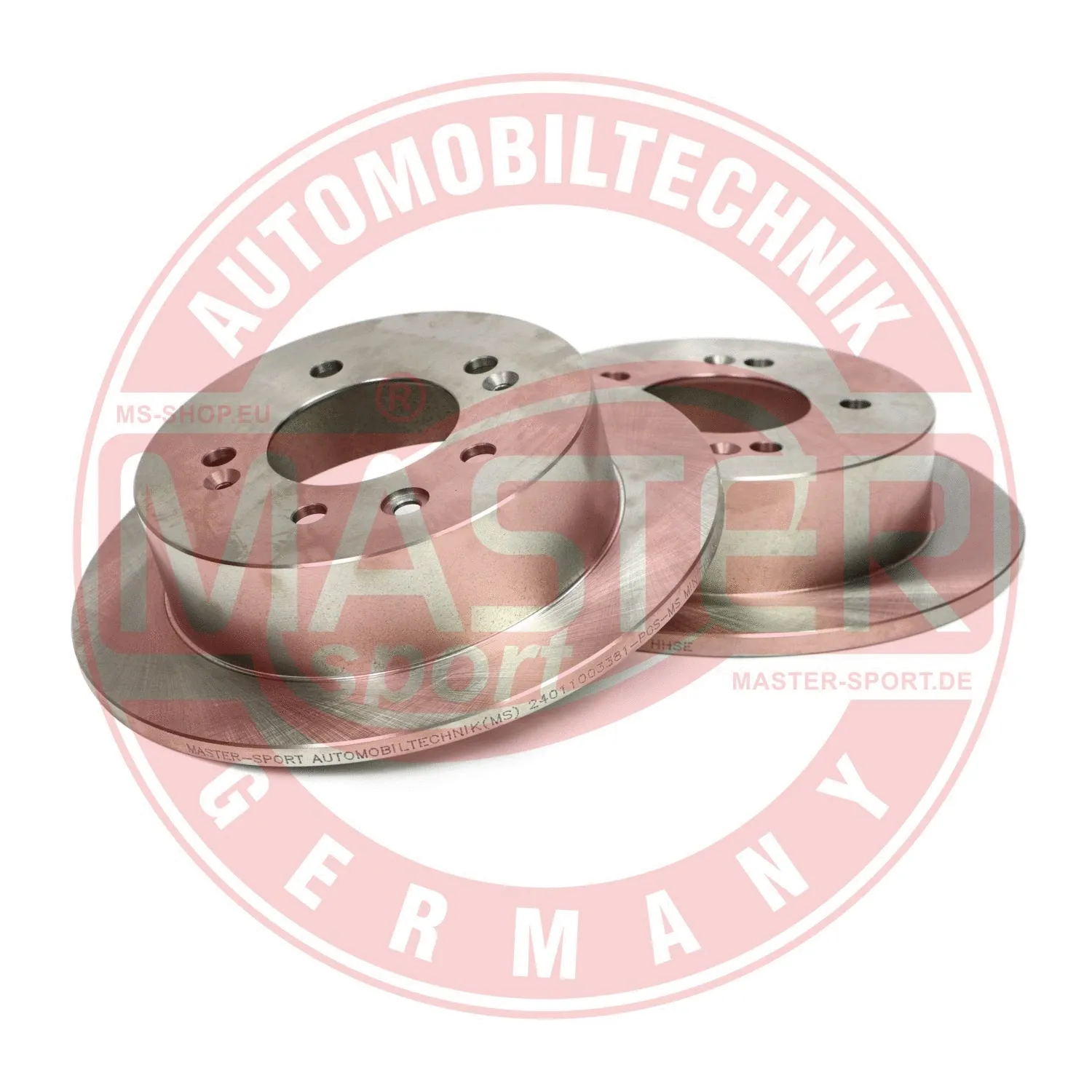 Disque de frein MASTER-SPORT GERMANY 24011003381-SET-MS