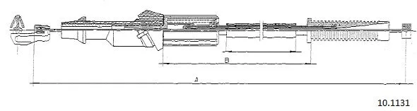 Câble d'accélération CABOR 10.1131
