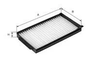 Filtre, air de l'habitacle UNIFLUX FILTERS XC388