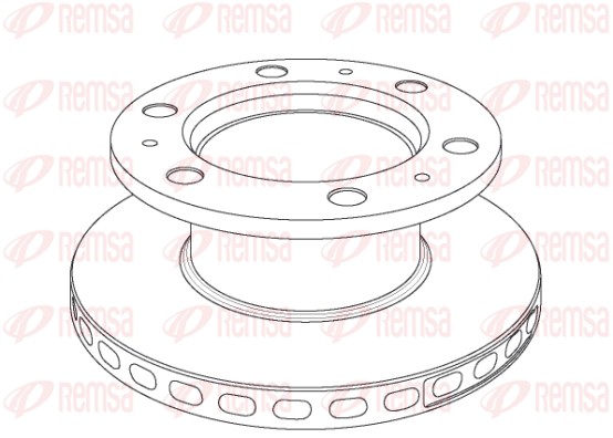 Disque de frein REMSA NCA1018.20