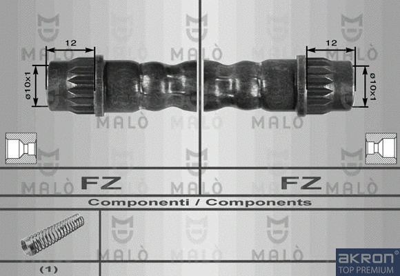 Flexible de frein AKRON-MALÒ 8535